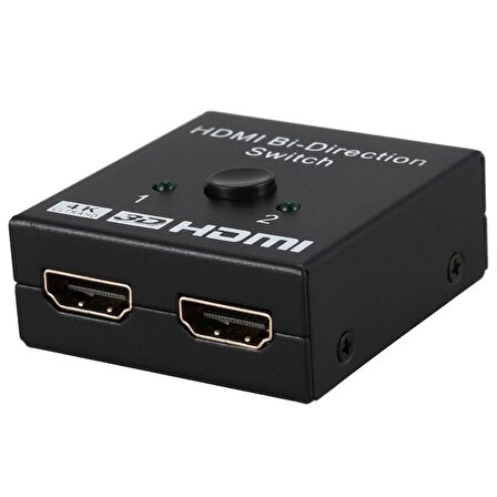 2 Port Çift Yönlü HDMI Splitter Switch Çoklayıcı Çoğaltıcı 
