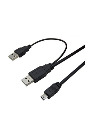USB Y Giriş Mini 5 Pin HDD Hardisk Kamera Bağlantı Bağlantı 4529