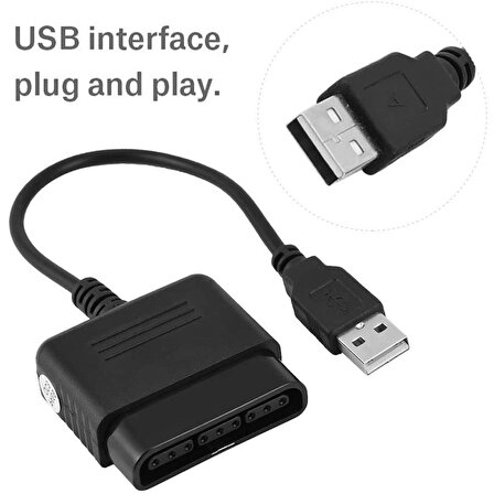 USB to PS2 PS3 PC Bilgisayar Oyun Kolu Çevirici Dönüştürücü