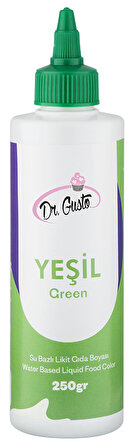 Dr Gusto Yeşil Su Bazlı Sıvı Gıda Boyası 250 gr