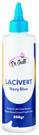 Dr Gusto Lacivert Su Bazlı Sıvı Gıda Boyası 250 gr