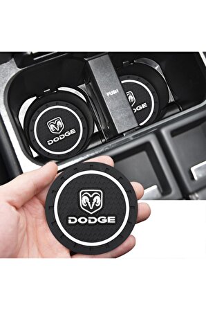 Dodge Uyumlu Silikon Bardaklık Altı