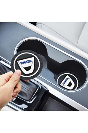 Dacia Uyumlu Silikon Bardaklık Altı