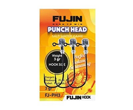 Fujin Punch Head Jighead FJ-PH #3/0 4gr