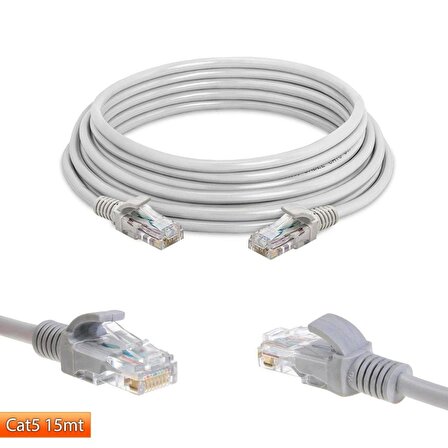 Cat5 Kablo Patch Network Ethernet Kablosu 15 Metre