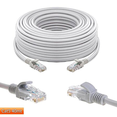 Cat5 Kablo Patch Network Ethernet Kablosu 40 Metre