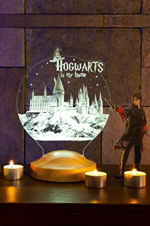 Sevgilambası Harry Potter Hogwarts Gece Lambası