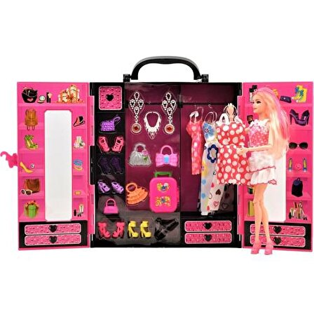 Beauty Fashion Star Barbie Elbise Gardrobum 3011