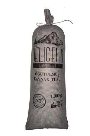 Kırıkkale Delice Doğal Kaynak Tuzu Sofrada Öğütülmüş Tuzu 1000 G