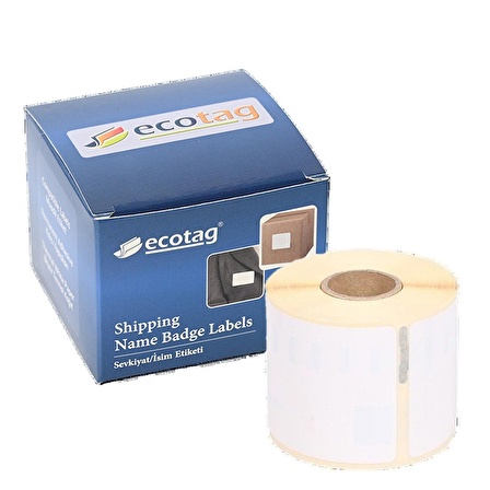 Ecotag Dymo Muadili Yazıcı Etiketi 190 mm x 59 mm