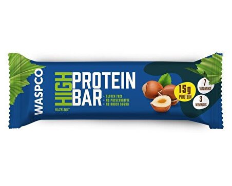 WasPco Fındıklı Protein Bar 50 Gr