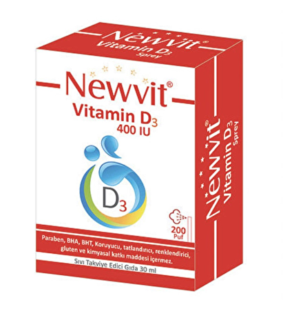 Newvit Vitamin D3 400 IU 30 ml