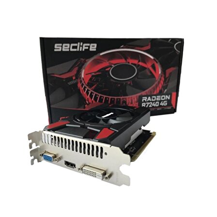 Seclife Radeon R7 240 4GB GDDR3 128Bit DVI HDMI VGA Ekran Kartı