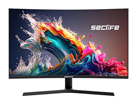 Seclife 31.5" C315165H1 1920*1080 1ms 165Hz DP+HDMI+USB R1800 Curved Led Monitör