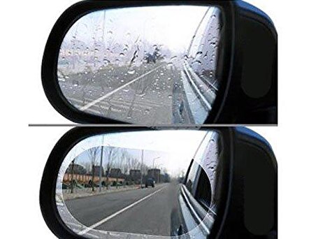 Araba Dikiz Ayna Yağmur ve Buğu Önleyici Film (2 Adet)