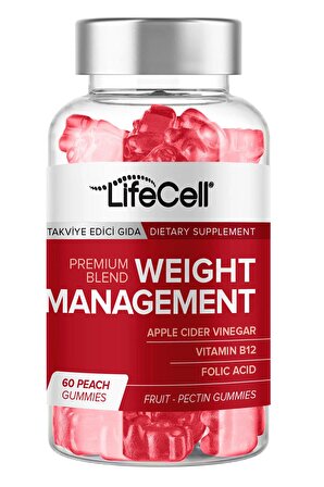 LifecellWeight Management Vitamin B12 Ve Folik Asit Diyet Desteği - Takviye Edici Gıda