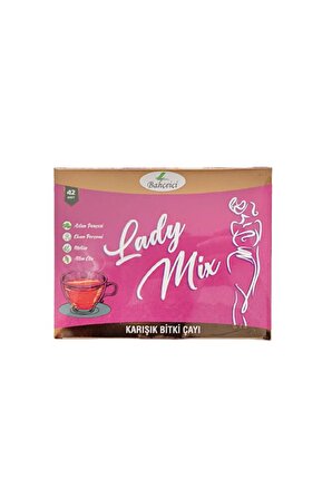 Lady Mix Karışık Bitki Çayı, Aslan Pençesi, Civan Perçemi, Melisa, Altın Otu, 2,5 gr x 42 Adet