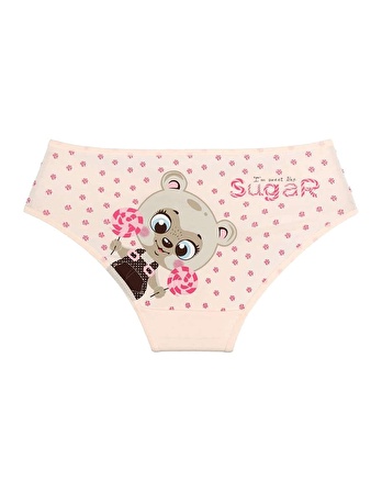 Donella 5'li Sugar Bear Baskılı Kız Çocuk Külot - 4171GL-5LI