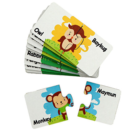 baby toys Montessori 24'lü Eşleştirme Puzzle
