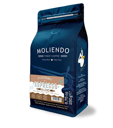 Moliendo Positano Espresso Blend Kahve 250 gr. ( Çekirdek Kahve )