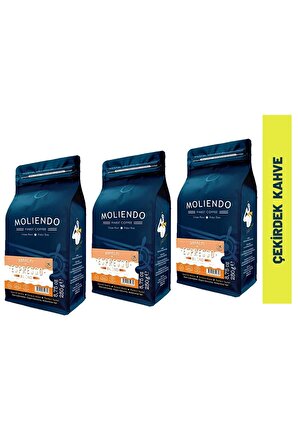 Moliendo Amalfi Espresso Blend Kahve Avantaj Paketi (ÇEKİRDEK KAHVE) 3*250 G