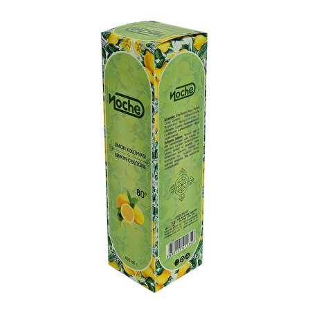 Noche Limon Kolonyası 80 Derece Pet Şişe 400 ml