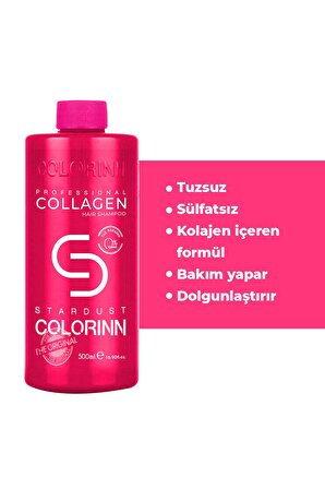 Colorinn Premium Series Tüm Saçlar İçin Canlandırıcı Tuzsuz Şampuan 500 ml