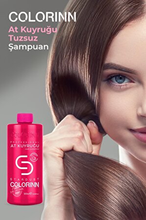 Colorinn Premium Series Tüm Saçlar İçin Canlandırıcı Tuzsuz At Kuyruğu Özlü Şampuan 500 ml
