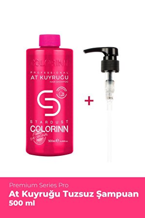 Colorinn Premium Series Tüm Saçlar İçin Canlandırıcı Tuzsuz At Kuyruğu Özlü Şampuan 500 ml