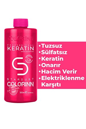 Colorinn Premium Series Tüm Saçlar İçin Kırılma Karşıtı Tuzsuz Şampuan 500 ml