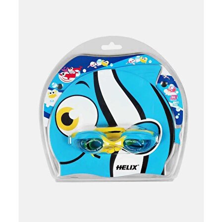 Helix KBS400 Çocuk Yüzücü Gözlüğü ve Bone