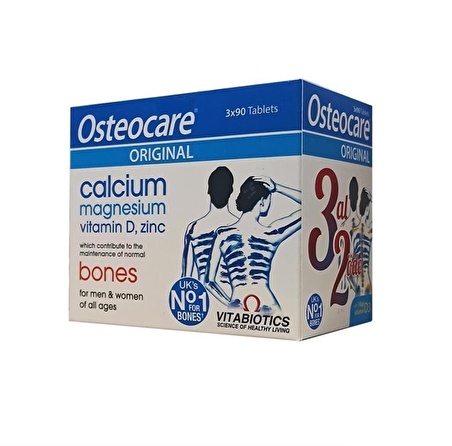 Vitabiotics Osteocare Original 3 Al 2 Öde 3 x 90 Tablet