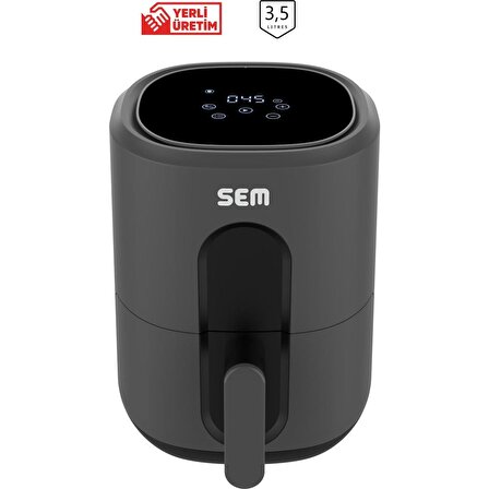 SEM Fritöz Smart Aircook 306 Dijital 3.5 Litre