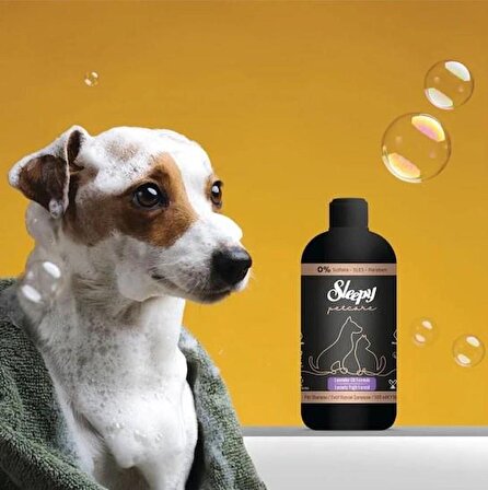 Sleepy Petcare Evcil Hayvan Şampuanı 500ml + 3 x Islak Bakım Havlusu 60lı