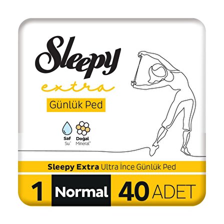 Sleepy Extra Ultra 40'lı Günlük Ped