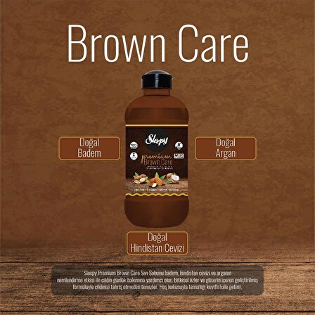 Sleepy Premium Brown Care Serisi Sıvı Sabun 2x1500 ml