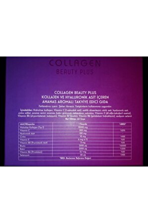 Collagen Beauty Plus İki Aylık Avantajlı Ambalaj 60 Saşe