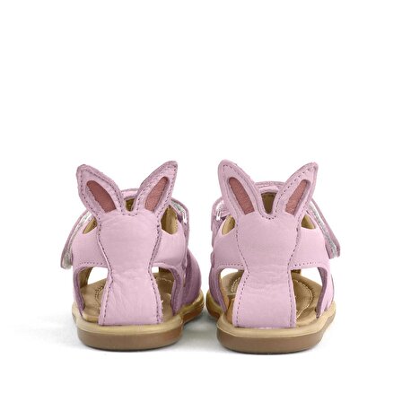 Rakerplus Bunny Hakiki Deri Pembe Cırtlı Bebek Ayakkabı