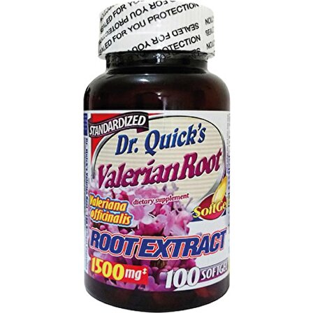 Dr. Quicks Valerian Root 100 Kapsül