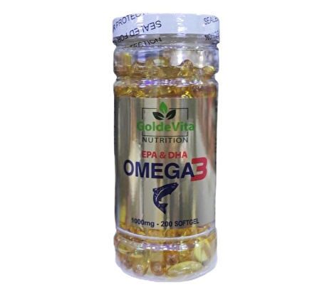 GoldeVita Omega 3 Balık Yağı 200 Yumuşak Softgel