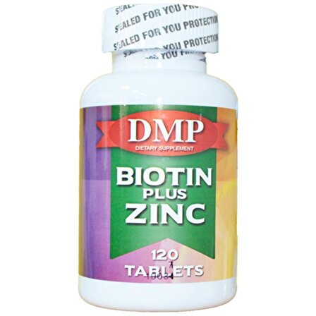 Dmp Biotin Plus Zinc 120 Tablets