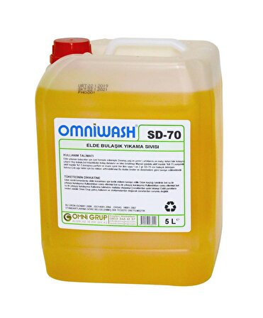 Omniwash SD-70 Sıvı Elde Yıkama Deterjanı 5 lt 