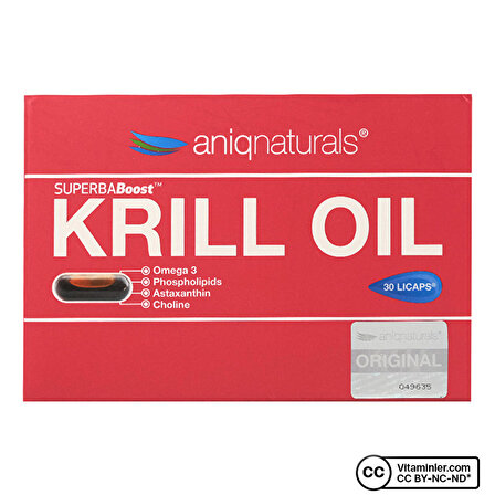Aniqnaturals Superba Krill Oil 30 Kapsül - AROMASIZ