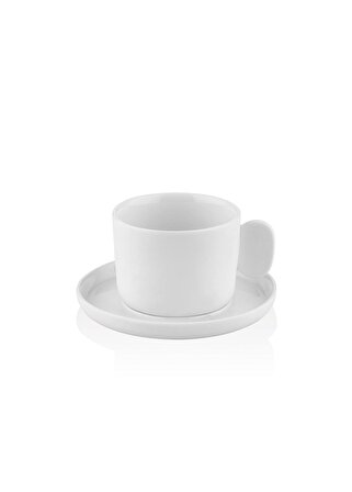 The Mia Cotta Limoges Kahve Fincanı Beyaz 100 ml