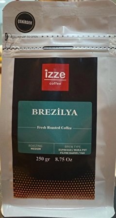 İZZE COFFEE ESPRESSO BREZİLYA ÇEKİRDEK KAHVE 250G