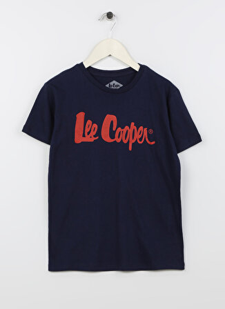 Lee Cooper Baskılı Açık Lacivert Erkek Çocuk T-Shirt 222 LCB 242017 LONDONLOGO 1 A.LACI
