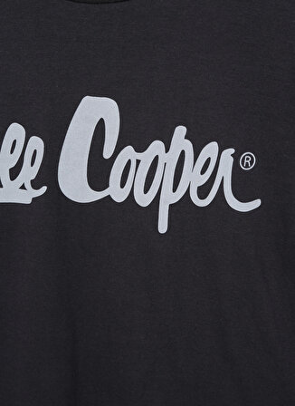 Lee Cooper Baskılı Gri Erkek Çocuk T-Shirt 222 LCB 242017 LONDONLOGO 1 FUME