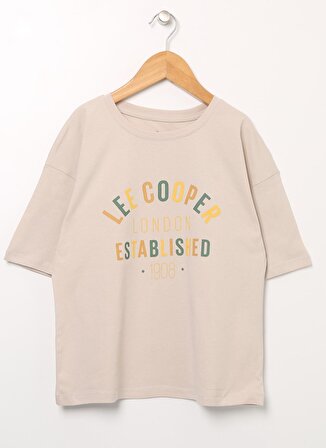 Lee Cooper Baskılı Taş Erkek Çocuk T-Shirt 222 LCB 242001 FAULT TAS