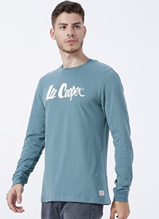 Lee Cooper O Yaka Baskılı Çağla Erkek T-Shirt 231 LCM 242003 ZAYNE