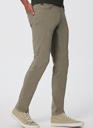 Lee Cooper Normal Bel Slim Fit Açık Haki Erkek Chino Pantolon 232 LCM 221009 STOW A.HAKİ